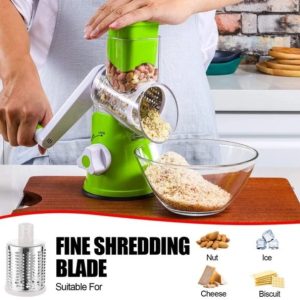3 In 1 Vegetable Cutter Machine For Potato Onion Carrot – Drum Cutter (random Color)
