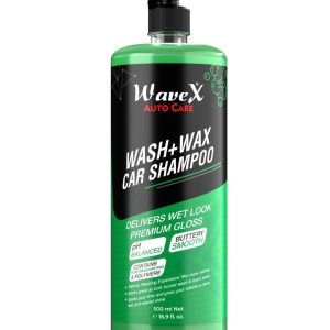 Wavex Auto Care | Wash + Wax Car Shampoo | Delivers Wet Look & Premium Gloss